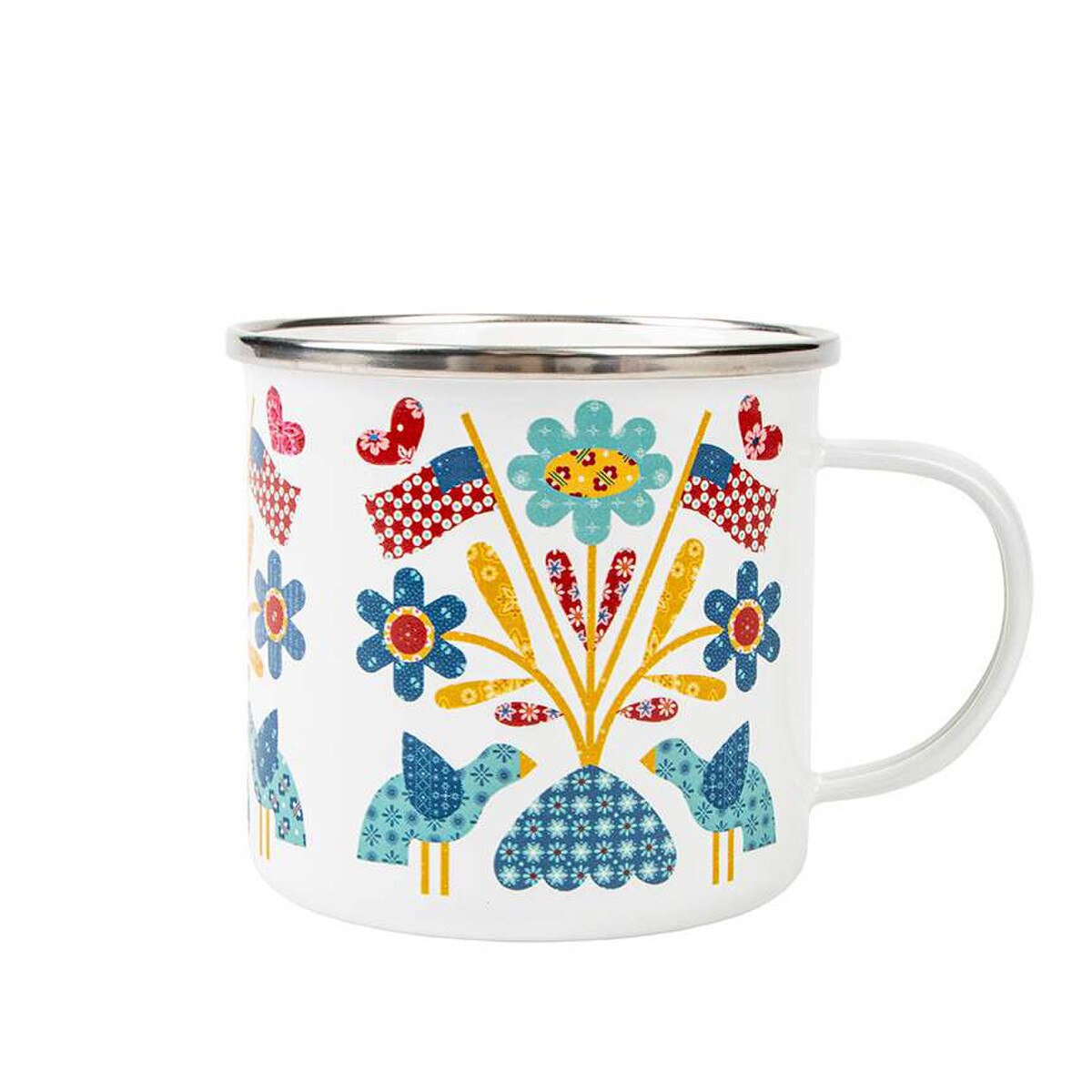 Americana Camp Style Enamel Tin Mug Lori Holt of Bee in My Bonnet