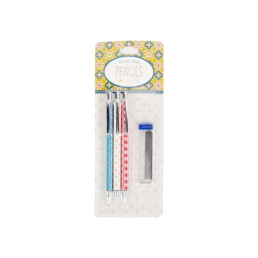 Americana Busy Bee Mechanical Pencil Set Lori Holt of Bee In My Bonnet