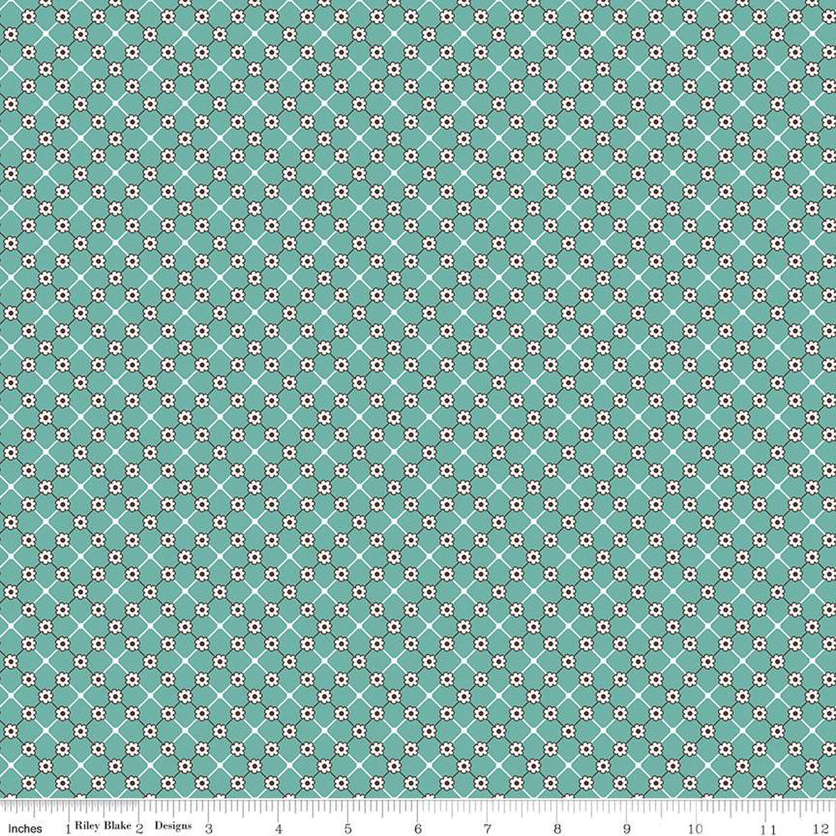 Bee Plaids Sunflower Vivid Lori Holt for Riley Blake Designs