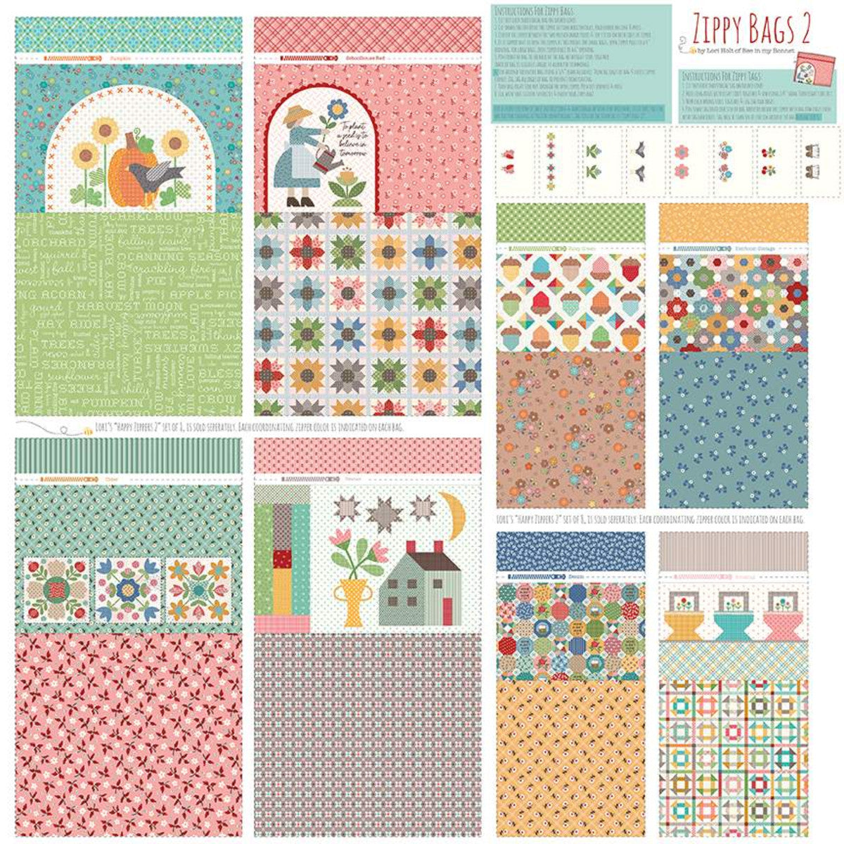 Calico Home Dec Zippy Bags 2 Home Dec Project Panel