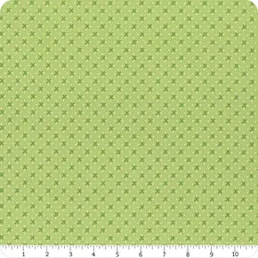 Granny Chic Kisses Green Yardage by Lori Holt