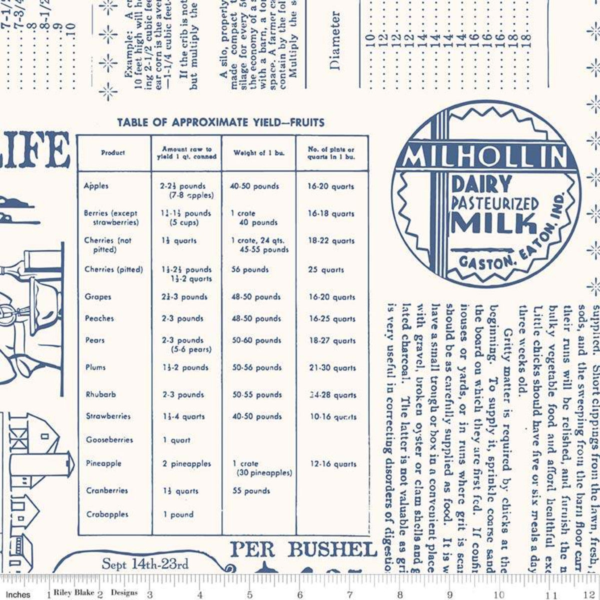 Farm Girl Vintage Farm Girl Life Denim 108" Wide Yardage Lori Holt