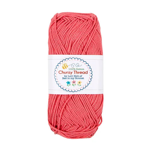 Lipstick Chunky Crochet Thread Yarn Lori Holt of Bee in my Bonnet