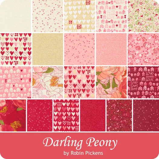 Darling Peony Layer Cake Robin Pickens for Moda Fabrics