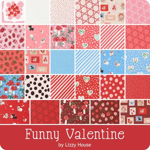 Funny Valentine Layer Cake Lizzy House for Moda Fabrics