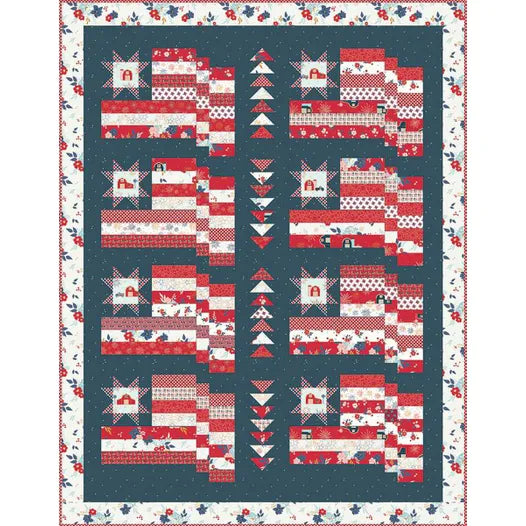 Heartland Quilt Kit Featuring Sweet Freedom by Beverly McCullough