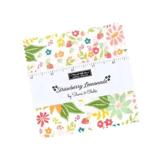 Strawberry Lemonade Charm Pack Sherri & Chelsi for Moda Fabrics