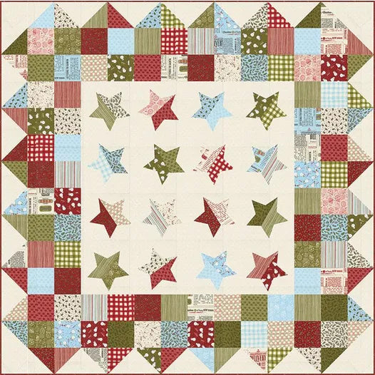 Twinkle Quilt Kit Featuring Emmitt and Ivy by Sweetwater