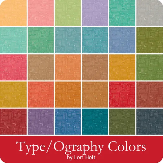 Colors Type-Ography 10" Stacker Lori Holt for Riley Blake Designs
