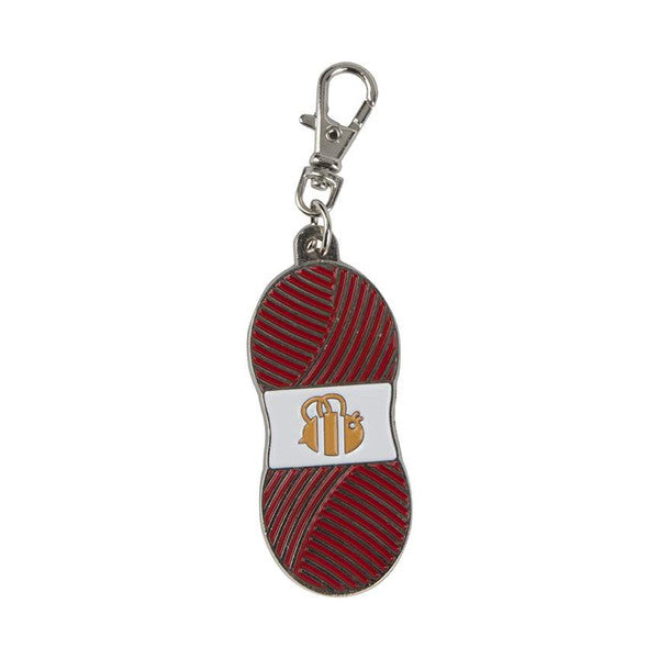 Chunky Thread Red Enamel Happy Charm Lori Holt