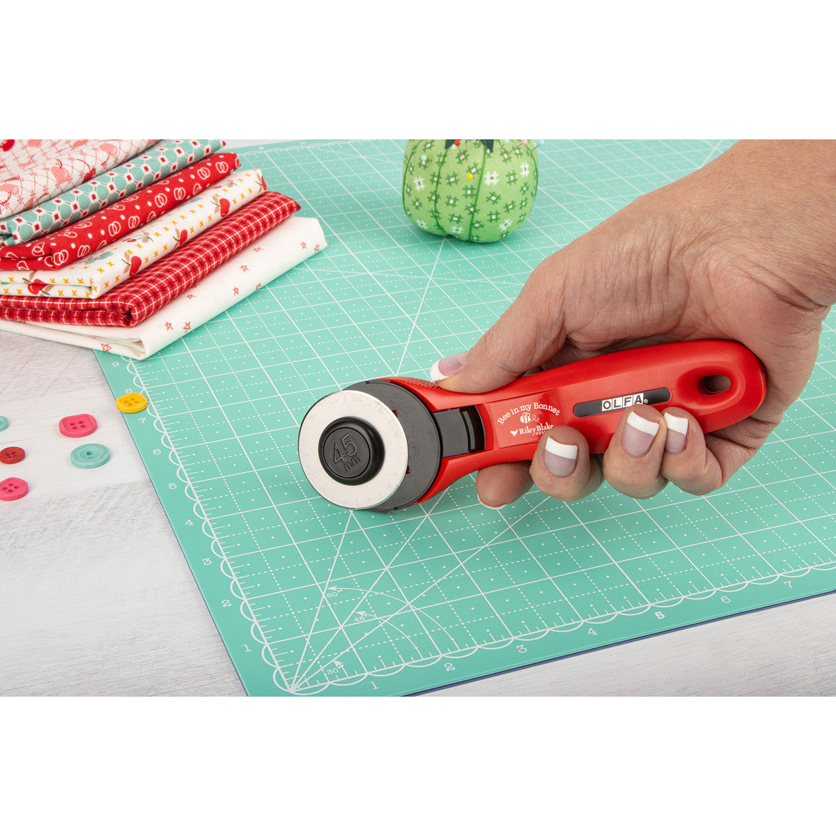OLFA Quick-Change 45mm Rotary Cutter Lori Holt