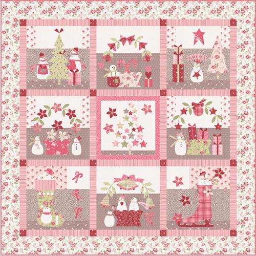 A Very Sweet Christmas BOM Kit by Bunny Hill for Moda