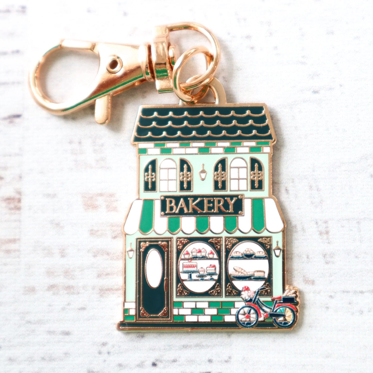 Bakery Enamel Charm by Flamingo Toes