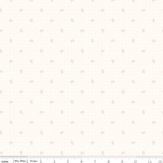 Bee Backgrounds Daisy Pink Lori Holt for Riley Blake Designs