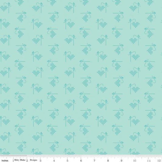 Bee Basics Hearts Songbird Lori Holt for Riley Blake Designs