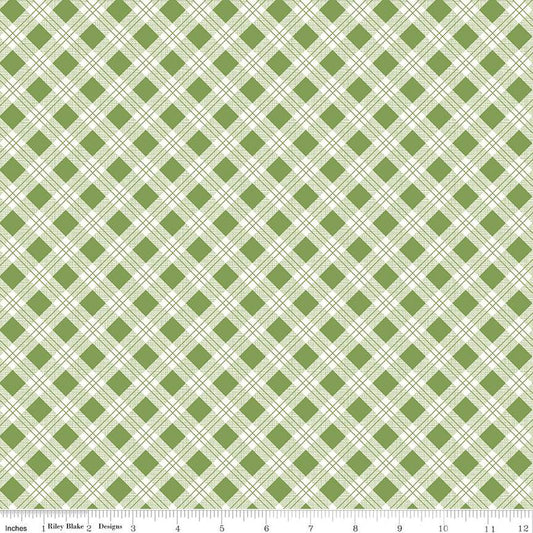 Bee Plaids Scarecrow Clover Lori Holt for Riley Blake Designs