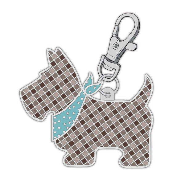 Bee Vintage Scotty Dog Enamel Happy Charm Lori Holt of Bee in my Bonnet