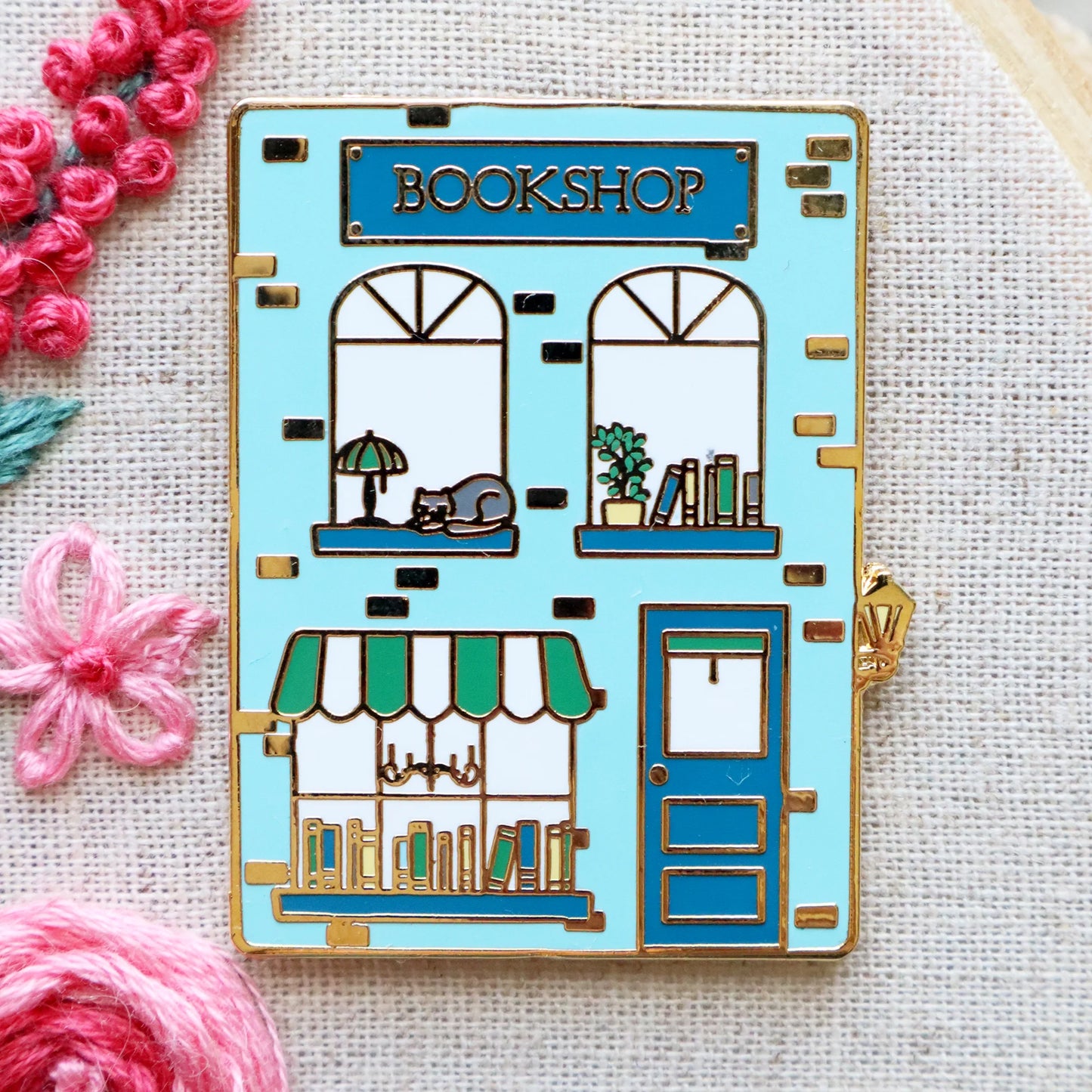 Bookshop Magnetic Needle Minder by Flamingo Toes
