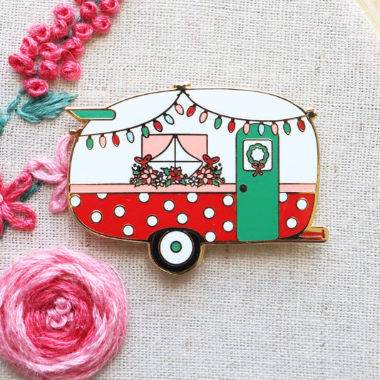 Christmas Camper Needle Minder by Flamingo Toes