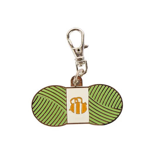Lettuce Chunky Thread Enamel Happy Charm Lori Holt of Bee in my Bonnet