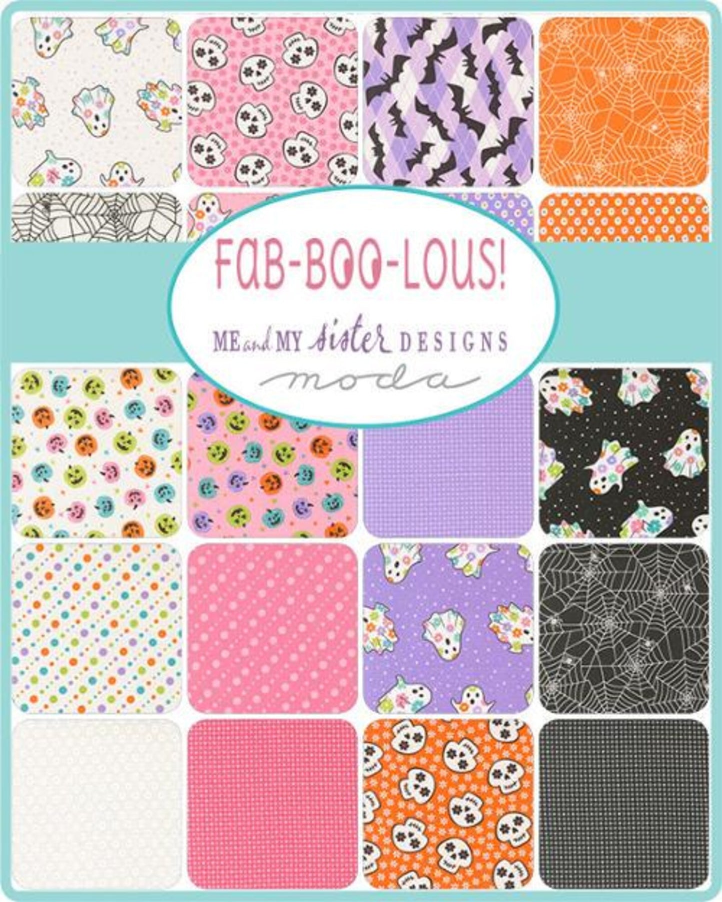 Fab Boo Lous Layer Cake Me And My Sister Designs for Moda Fabrics