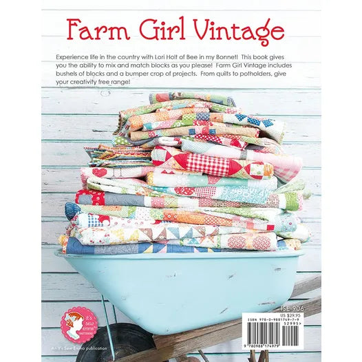 Farm Girl Vintage Quilt Book Lori Holt of Bee in my Bonnet for It's Sew