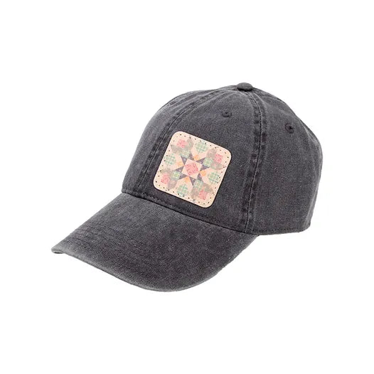 Farmer's Daughter Leather Patch Baseball Hat Lori Holt of Bee in My Bonnet