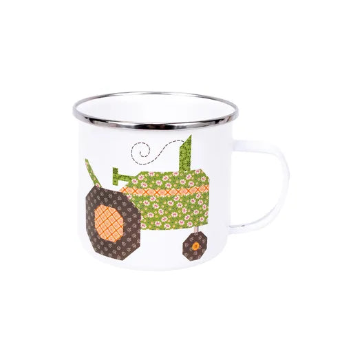 Farmer's Daughter Camp Style Enamel Tin Mug Lori Holt of Bee in My Bonnet