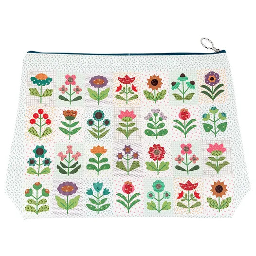 Gentler Times Vinyl Zipper Project Bag Lori Holt of Bee in My Bonnet