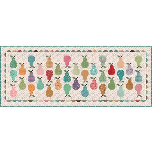 Pretty Pears Runner Kit Featuring Gentler Times by Lori Holt