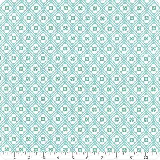 Granny Chic Hugs Blue Yardage by Lori Holt
