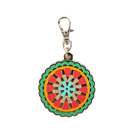 Granny Circle Enamel Happy Charm Lori Holt of Bee in my Bonnet