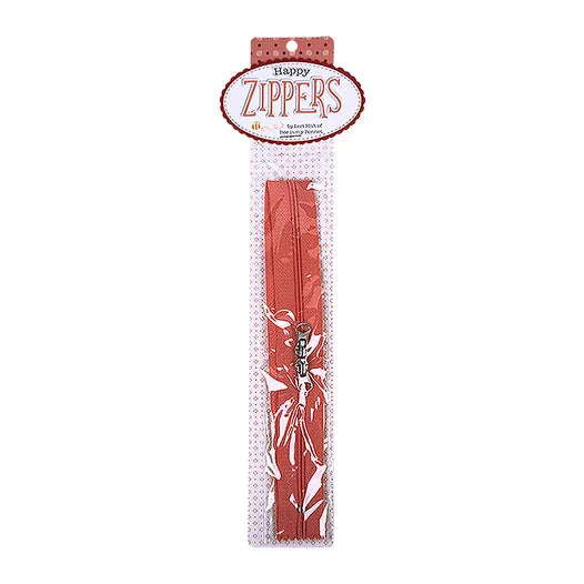 Happy Zipper 16" Red Lori Holt of Bee in my Bonnet