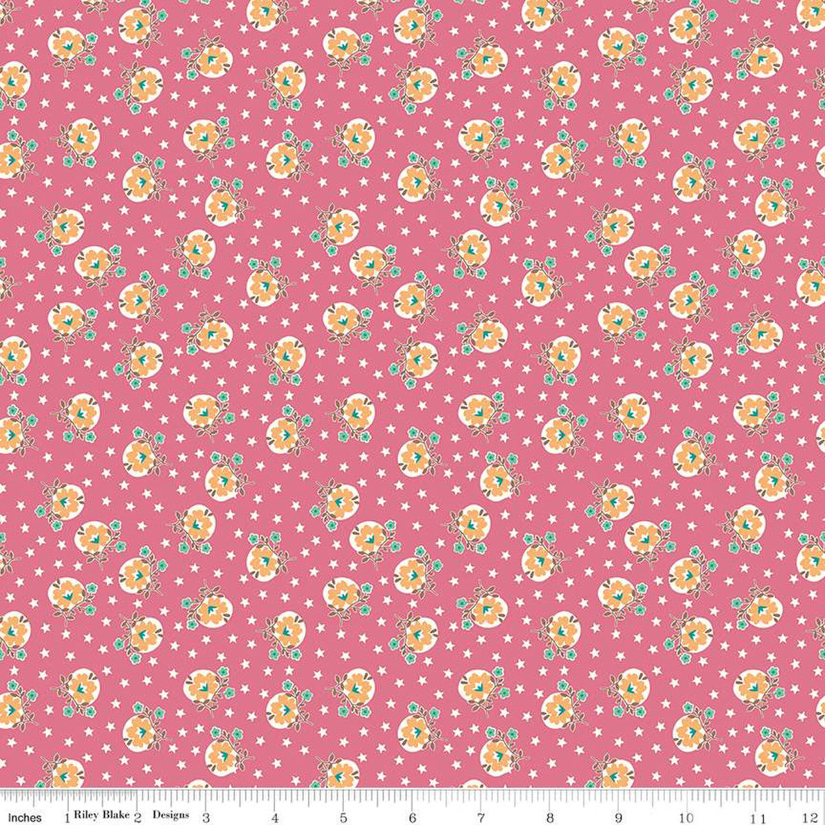 Home Town Lewis Tea Rose Lori Holt for Riley Blake Designs
