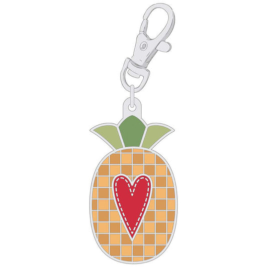 Home Town Pineapple Enamel Happy Charm Lori Holt of Bee in my Bonnet