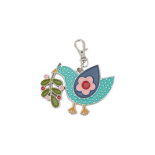 LORI HOLT ENAMEL HAPPY CHARM™ BLUEBIRD