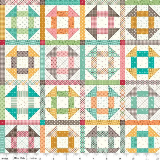 Prim Cream Churn Dash Yardage