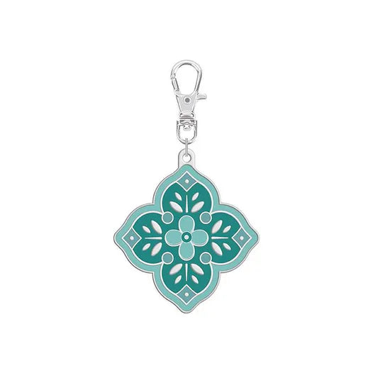 Piece & Plenty Medallion Enamel Happy Charm Lori Holt of Bee in My Bonnet