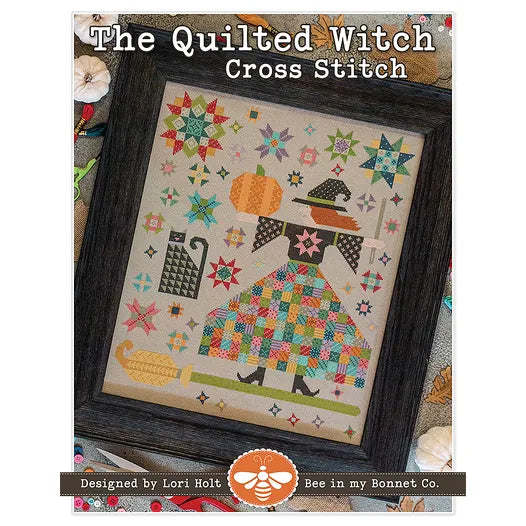 Quilted Witch Cross Stitch Pattern Lori Holt of Bee in my Bonnet