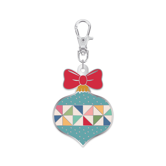 Home Town Holiday Ornament Enamel Happy Charm Lori Holt of Bee in my Bonnet