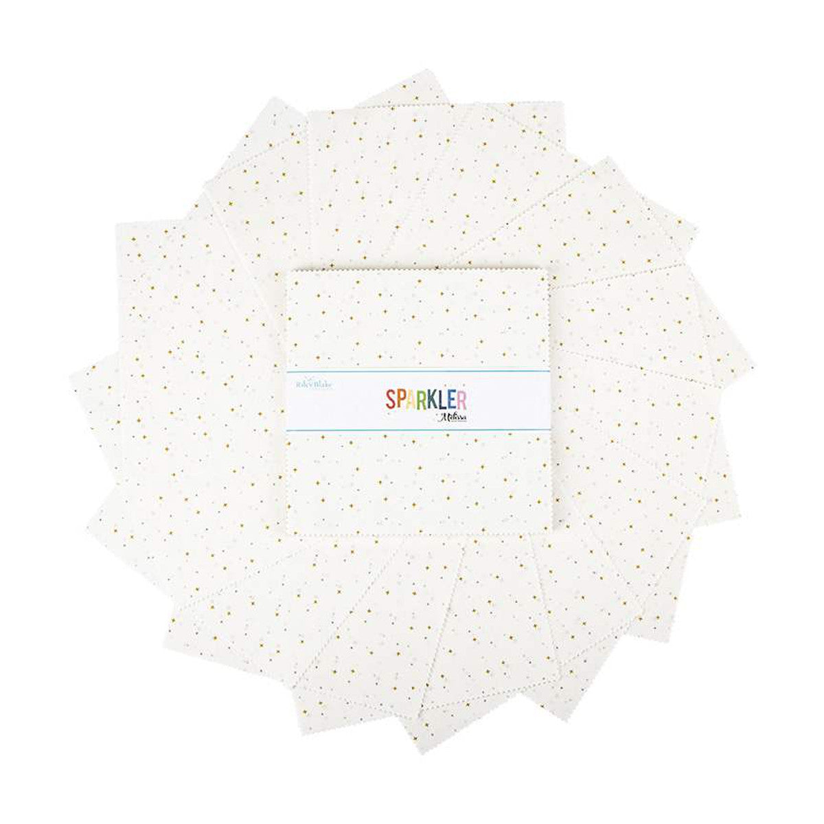 Sparkler 10" White Stacker for Riley Blake Designs