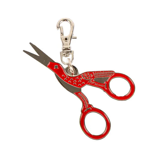 Stork Scissors Enamel Happy Charm Lori Holt of Bee in my Bonnet