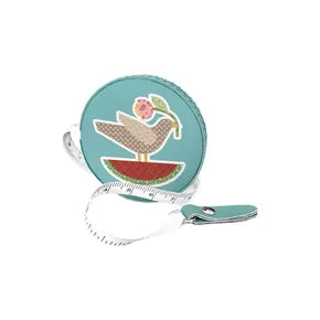 Limited Edition Tape Measure Teal Bird Lori Holt of Bee in my Bonnet
