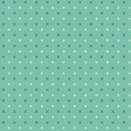 Bee Dots Seaglass 108" Wide Yardage Lori Holt