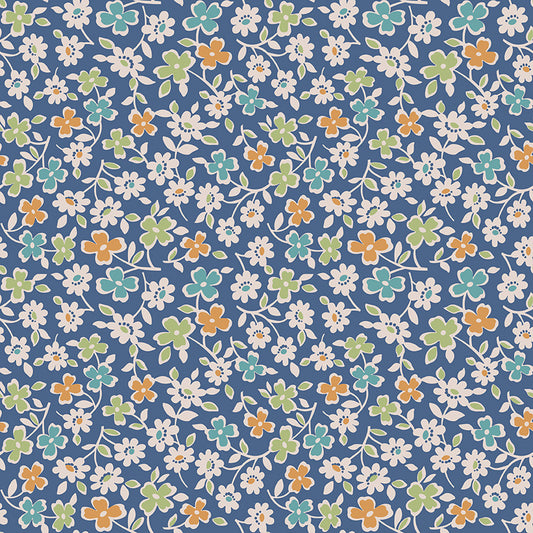 3-YD CUT-Autumn Cosmo Denim 108" Wide Yardage