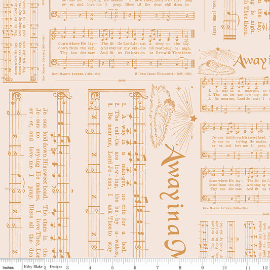 Home Town Holiday Cider Caroling 108" Wide Yardage