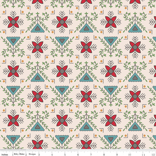 Home Town Holiday Schoolhouse Stitchery 108" Wide Yardage