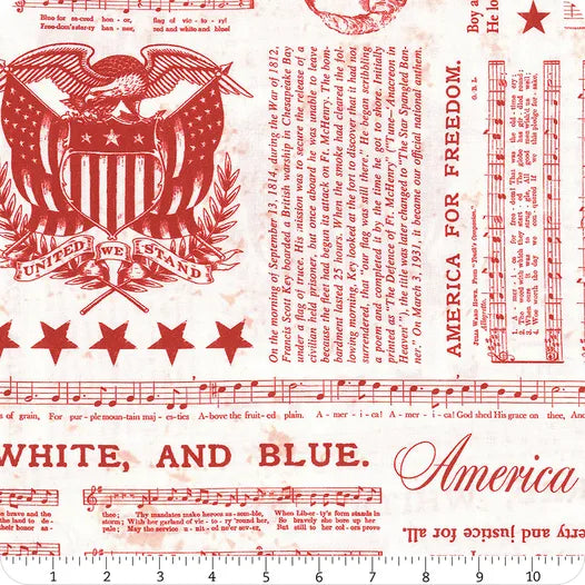 Americana Liberty Red 108" Wide Yardage Lori Holt