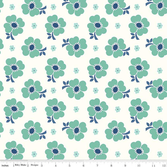 Bee Vintage Seaglass 108" Wide Yardage Lori Holt