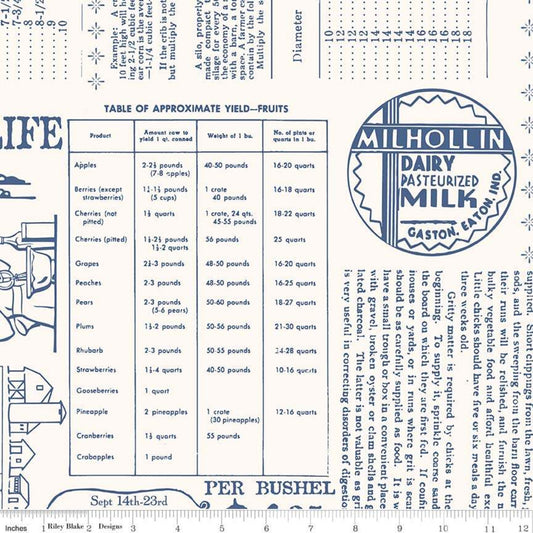 Farm Girl Vintage Farm Girl Life Denim 108" Wide Yardage Lori Holt